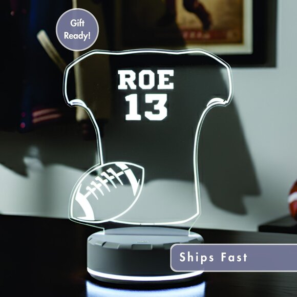 Custom Football Tee for Players and Fans - Picture 1 of 8